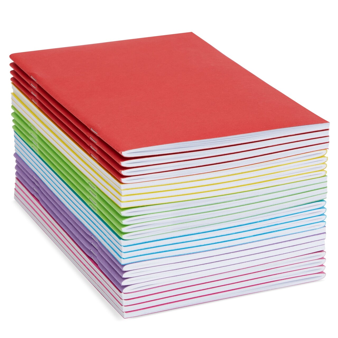 Paper Junkie 24 Pack Unlined Notebooks for Students - Blank Books for Kids to Write Stories and Draw - A5 Sketchbooks (5.5 x 8.5 In Blank Story Book For Kids)